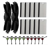 22pcs Vacuum Cleaner Replacement Kit Compatible with For Tikom L9000, For Lubluelu SG60, D S1 SE Nex Includes Roller Brush Side Brush and Filters