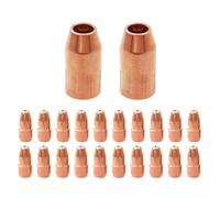 22PK Copper Mig Welding Nozzle Set For VTS30 Tip Replacement And VNS50F Nozzle Compatibility With VTS23 VTS35 VTS40 VTS45 VTS52(VTS40)