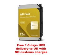 22TB Western Digital WD Gold (7200RPM, 3.5", SATA III, 512MB Cache) WD221KRYZ