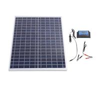 22W Solar Panel Kit System with PWM Controller, Portable IP65 DC 18V Solar Power Kit for Home, Shed, Cabin, Boat, Motorhome and Automotive Use