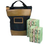 22W x 18H x 7D - Locking Courier Bag - Navy Blue - Stock