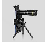 22X High Powerful HD Monocular Telescope for Smartphone Mini Telescope Camera Mobile Phone Adapter Tripod Telephoto Zoom with Smartphone Adapter Tripod for Wildlife Bird