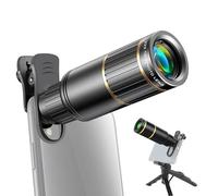22x Mobile Phone Camera Lens Complete Kit Includes U-Shaped Phone Mount, Fish Eye Camera Lens for Mini Tripod Suitable for Hiking, Camping and Wildlife Observation in the Outdoors (TYPE2)