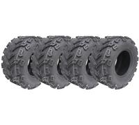 22x11.00-10 ATV Quad Tyre 6ply Wanda P3128 E-Marked Road Legal Rear (Set of 4)