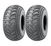 22x11.00-8 ATV Quad Tyres Wanda P308 Knobby Open Centre Road Legal (Set of 2)