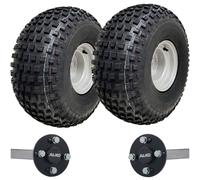 22x11.00-8 Knobby ATV Quad Trailer Kit P323 Wheels & ALKO Axles Road Legal 310kg