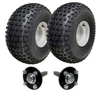 22x11.00-8 Knobby ATV Quad Trailer Kit Wheels, 40x40 Axles Load Capacity 310kgs