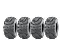 22x11.00-8 Knobby ATV tyre, Quad trailer tyres 22 11 8 tire 4 ply P322, set of 4