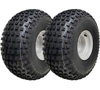 Parnells 22X11.00-8 Knobby Atv Tyre 4 Stud Steel Rim 4 Ply Trailer Quad Wheel 100mm Pcd