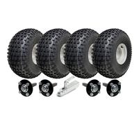 22x11.00-8 Twin Axle Knobby ATV Quad Trailer Kit Tow Hitch Road Legal Load 620kg