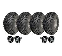 22x11.00-8 Twin Axle Utility ATV Quad Trailer Kit Wheels Axles Capacity 1800kgs