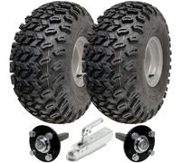 22x11.00-8 Utility ATV Quad Trailer Kit, P334 Wheels Axles & Hitch Capacity 900kg