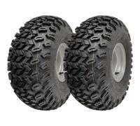 22x11.00-8 Utility ATV Tyres P334 Wheels 4ply 4 Inch PCD Steel Rims (Set of 2)