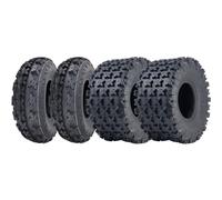 22x11.00-9 & 21x7.00-10 Slasher ATV Quad Tyres Road Legal 6-ply (Set of 2 & 2)