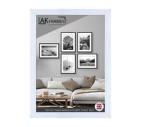 22X16 White Modern Step Picture Frame - Perfect For Posters, Photos And Wall Art - Elegant Home Decor - Ak Frames