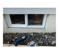 22x20 in Horizontal Sliding Window Replacement for Bathroom Shed Chicken Coop - Ideal for Small Basements (Fits 20-50 in Wide 12-20 in Tall)