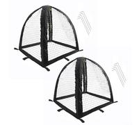 22X22x22in Garden Netting Tent With Zippered Access, Heavy-Duty Mesh Plant Cover For Raised Beds/Container Gardens, Reusable Animal Barrier For Vegetables/Strawberries/Flowers(2)