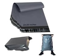 22x30 100 Mailing Bags Self Seal Grey Parcel Bags | Large Mailing Bags, Postage Bags, Shipping Bags | Tear Proof Delivery Bags for Parcels Packing