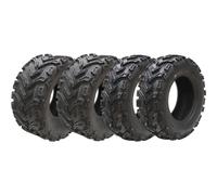 22x7.00-11 & 22x10.00-9 ATV Quad Tyres 6ply Wanda P3128 Road Legal (Set 2 & 2)