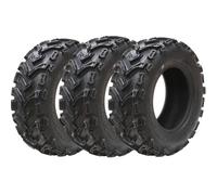22x7.00-11 ATV Quad Tyres 6ply Wanda P3123 Road Legal front 175/80-11 (Set of 3)