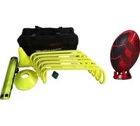 22YardsPro Agility Speed Ladder Cones Rugby Ball Kicking Tee Rugby Training Kit Equipment UK