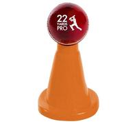 22YardsPro Cricket Accessories Batting Tee Coaching Aid Durable flexi plastic construction - Cricket Training aid suitable for Cricket Coaches & Player (Orange, Single Tee)