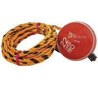 22YardsPro Cricket Batting Practice String Ball - Leather & Hard Plastic Option Perfect for Hand-Eye Coordination Training
