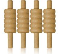 22YardsPro Wooden Cricket Stumps Heavy Bails - Set of 4 Durable Indoor/Outdoor Cricket Bails for Practice & Matches