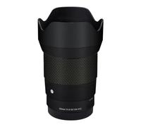 23 1.4 Lens Cap Skin Anti-Scratch Camera Sticker for Sigma 23mm F1.4 DC DN fit for Sony E Mount Protective Wrap Film Protector Decal(Matte Black)