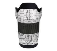 23 1.4 Lens Cap Skin Anti-Scratch Camera Sticker for Sigma 23mm F1.4 DC DN fit for Sony E Mount Protective Wrap Film Protector Decal(Circuit White)