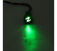 (23) 12V 16mm Metal LED Dash Panel Warning Pilot Light Indicator Lamp Boat