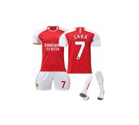 23-24 Arsenal Home Kids Football Kit with No. 7 Socks Saka 16