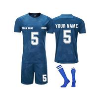 23/24 Football Kit Personalized Football Shirt with Name Number Home Away No 7/10/30 Football Jersey for All Ages Style44 Dark Green