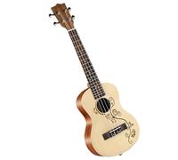 23/26 Inch Matte Ukulele Spruce Top Ukulele 4-string Small Guitar String Instrument With Ukulele Bag Ukelele for Beginner (Color : 23 inch)