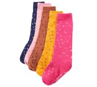 (23-26) Kids' Socks Children Cotton Socks Toddler School Socks 5 Pairs Spots Print
