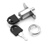 23/32mm Cam Cylinder Lock Tongue Door Bolt Latch Cabinet Drawer with Key Hardware 1Pcs(23mm-Independent)