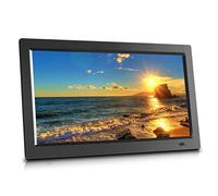 23.5/24Inhigh-Definition Digital Photo Frame Electronic Wall-Mounted Advertising Machine, Ips Screen, Resolution 1920 * 1080, With Human Body Sensor (Noir)