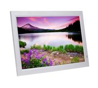 23.6-inch 24-inch high-definition digital photo frame electronic photo album advertising machine, 1080P full HD video player, home/commercial use(Color:White)