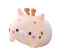 23.6 inch Cute Deer Plush Stuffed Animal Cylindrical Body Pillow,Super Soft Cartoon Hugging Toy Gifts