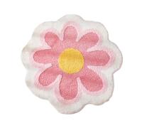 23.6 Inch Cute Flower Bath Mat Pink Floral Bathroom Rugs Soft Flower Bathroom Mat Washable Bath Mats for Bathroom Shower Bathtub Mat Small Bath Rugs Gifts for Women(Pink)