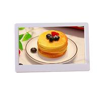 23.6-inch Digital Photo Frame, 16:9 Widescreen Display, with Video Player, Easy To Operate, Suitable for Multiple Scenes (White)