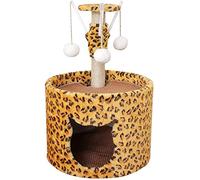 23.6 Inch Pet Cat Kitten Activity Tree for Playing Relax and Sleep, Cat Scratching Post Cat Furniture with Dangling Toys