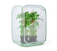 23.6" Outdoor Mesh Plant Enclosure, Plant Cover for Pests, Bird and Pest Protection Guard for Fruit, Vegetables, Flowers and Herbs Pop-Up Cage 15.7 x 15.7 x 23.6 Inches
