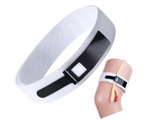 23.6" x 1.6" Heavy Duty Foley Catheter Leg Strap, Non-Slip Adjustable Strap, Catheter Holder for Safe Drainage, Soft Touch Fabric Comfort, 1 Piece (Porcelain)