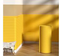 23.6" x 78.7" Padded Upholstered Wall Panels for Kids, Self-Adhesive, 3D Anti-Collision Wall Padding Cushion for Kids with Autism for Bedroom/Playroom/Headboard, Peel and Stick(Yellow)