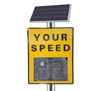23.6"X35.4" Radar Speed Limit Sign,Digital Rader Speed Detector Signs,Aluminum Solar Led Radar Speed Traffic Signs,Integrated Solar Power, Ip65