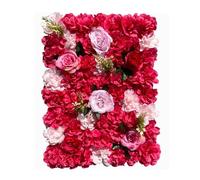 23.62X15.75 Inch Flower Panels, Artificial Flowers Wall Screen, Romantic Floral Backdrop Hedge Home Wedding Party Photo Background Decor,1pcs