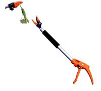 23.6Inch Long Handled Garden Shears & Pruner, Long Reach Tree Pruner, Durable Secateurs for Fruit Picking, Tree Pruning and Deadheading