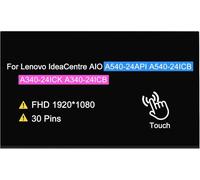 23.8" Screen Replacement for Lenovo ideacentre A540-24API A540-24ICB A340-24ICK A340-24ICB F0ER F0EL F0EM F0E6 5M10U49651 01AG986 LCD Display Panel (Only for Touchscreen Version)