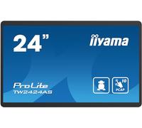 iiyama TW2424AS-B1 Signage Display Digital signage flat panel 60.5 cm (23.8") Wi-Fi 250 cd/m 4K Ultra HD Black Touchscreen Built-in processor Android 24/7